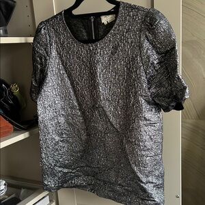 Kate Spade Shimmering Silver Top